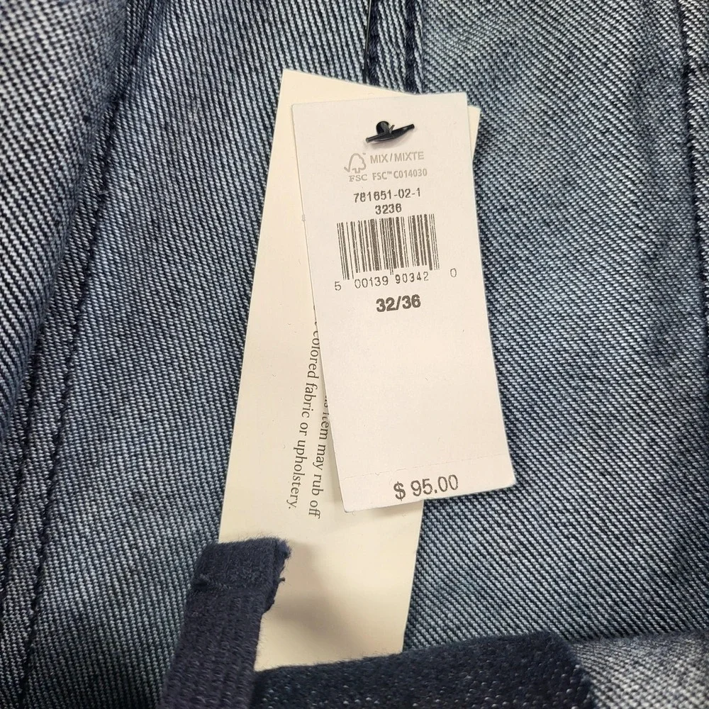 Banana Republic Jeans Mens 32x36 Blue‎ Slim Straight Denim Cargo Pants Workwear